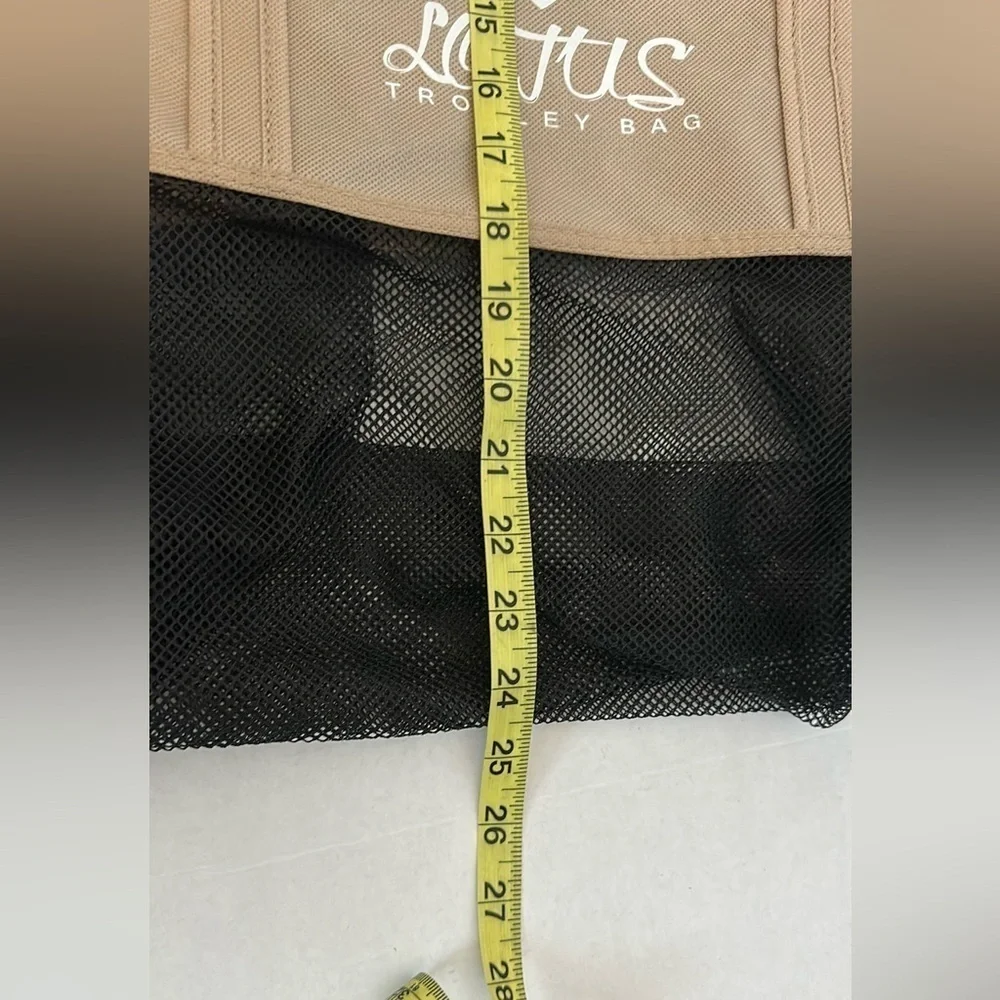 LOTUS Trolley Bag in Tan and Black